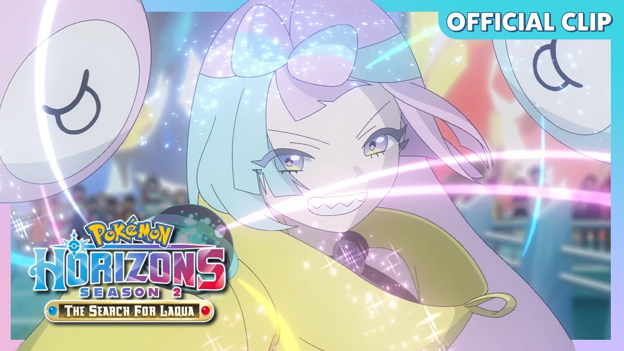 UK: Battling Iono! ⚡ | Pok&eacute;mon Horizons: Season 2 | Official Clip