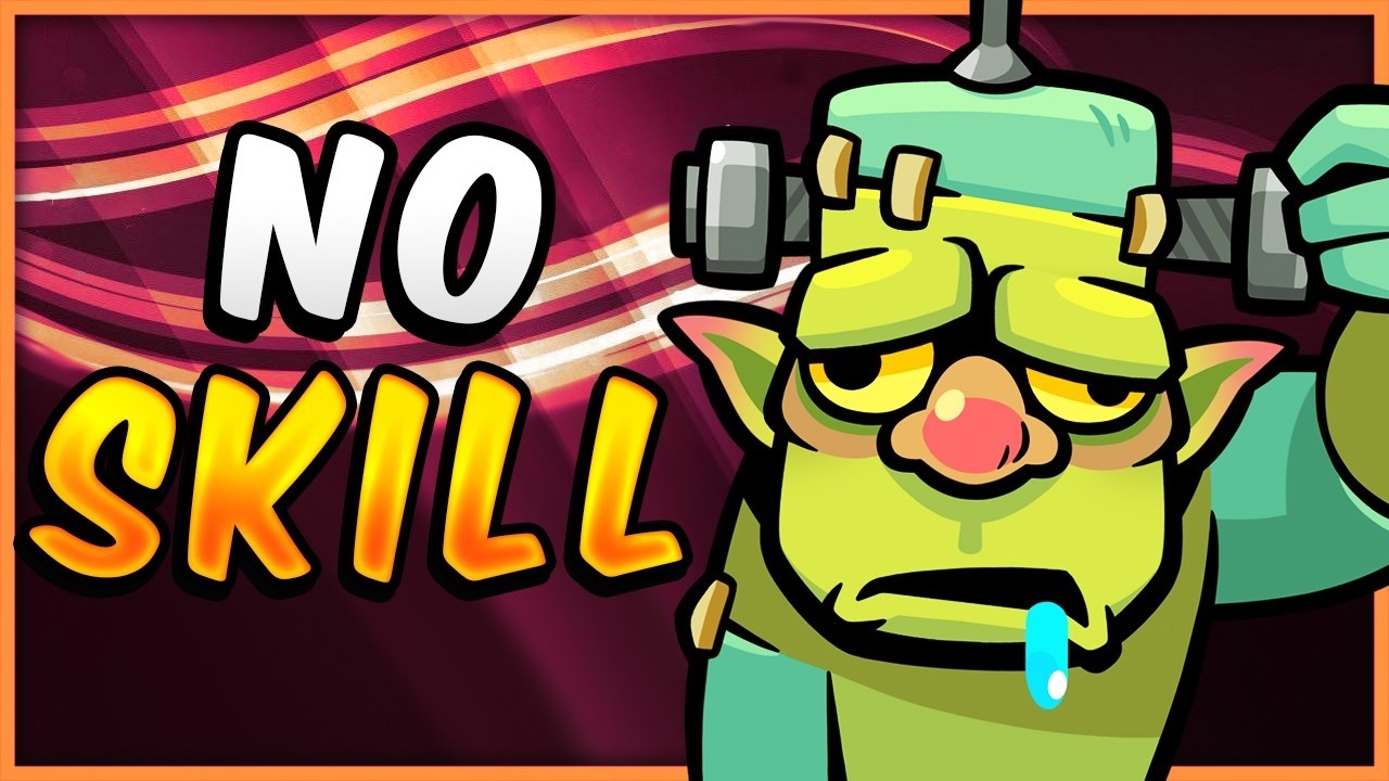 NO SKILL DECK LETS NOOBS BEAT CLASH ROYALE PROS...