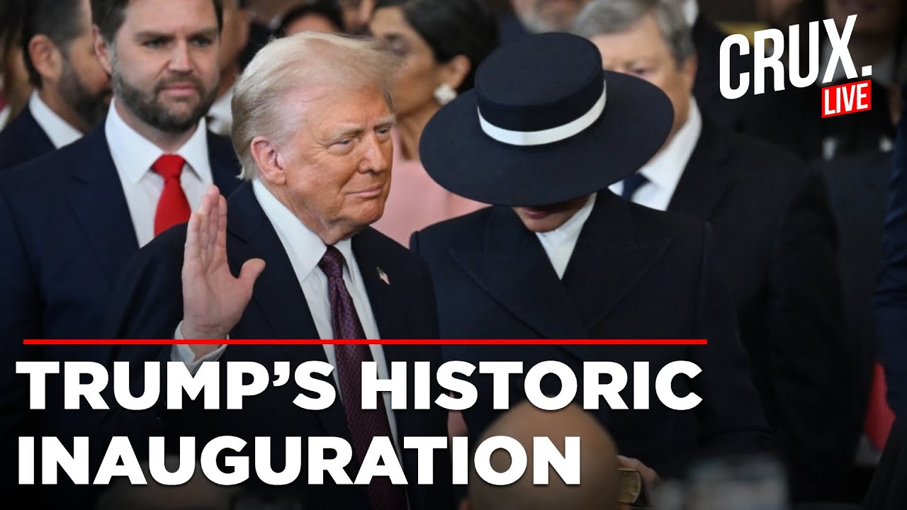 Donald Trump Oath Ceremony Live | Trump Sworn In for New Term as US President | Donald Trump Live