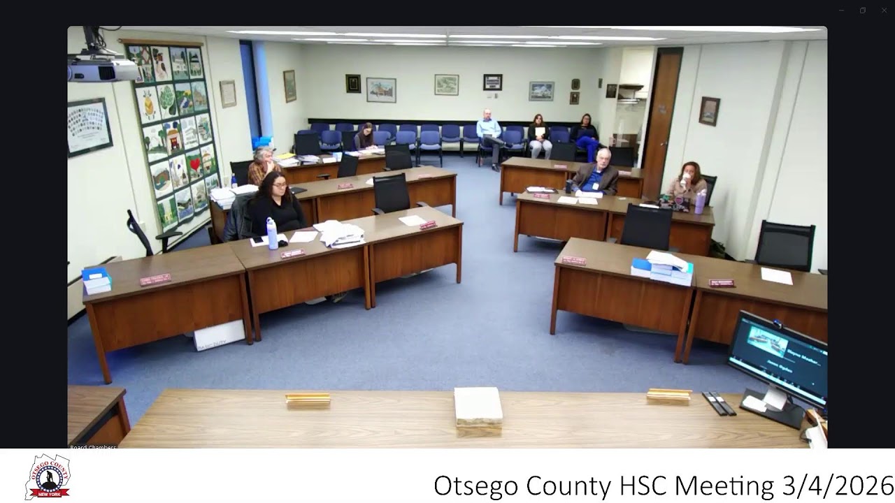 Otsego County Human Services Committee Meeting 3/10/2026