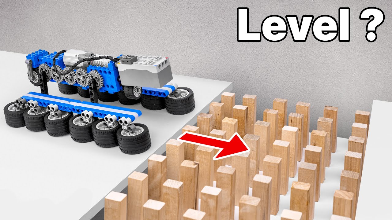 Challenge 5 Lego Walkers Across the Table | FM Lego Technic