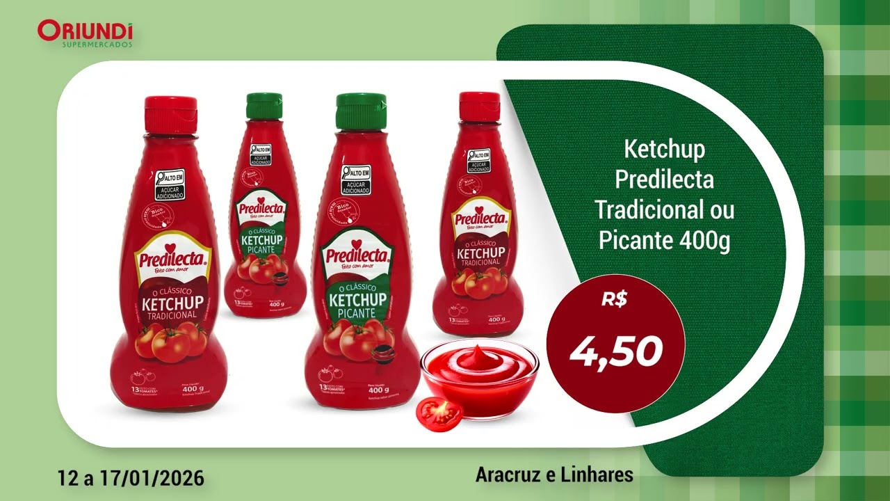 Ofertas válidas até 17 de janeiro ou enquanto durarem os estoques.