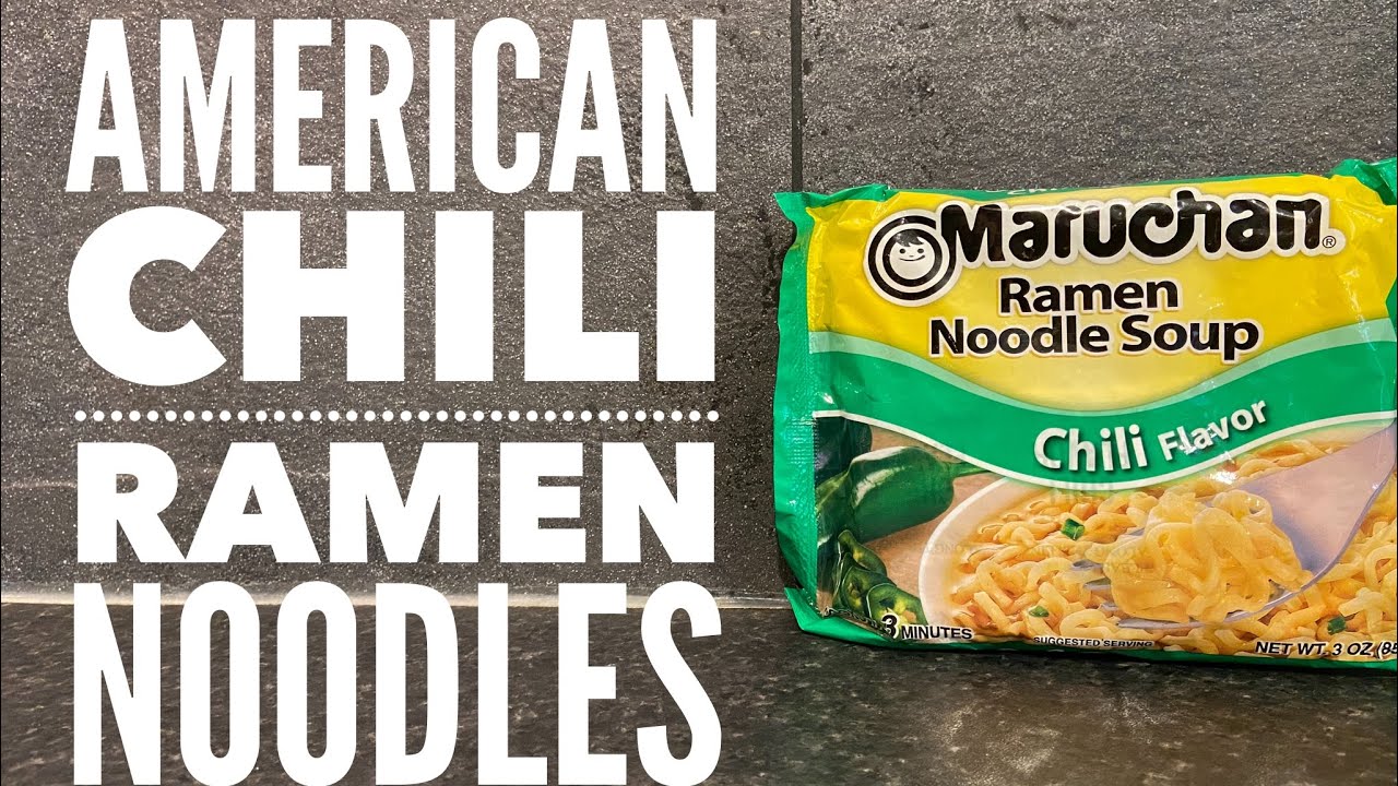 Maruchan Chili Ramen Noodles , Maruchan Ramen Noodles Soup , American Food Review ,