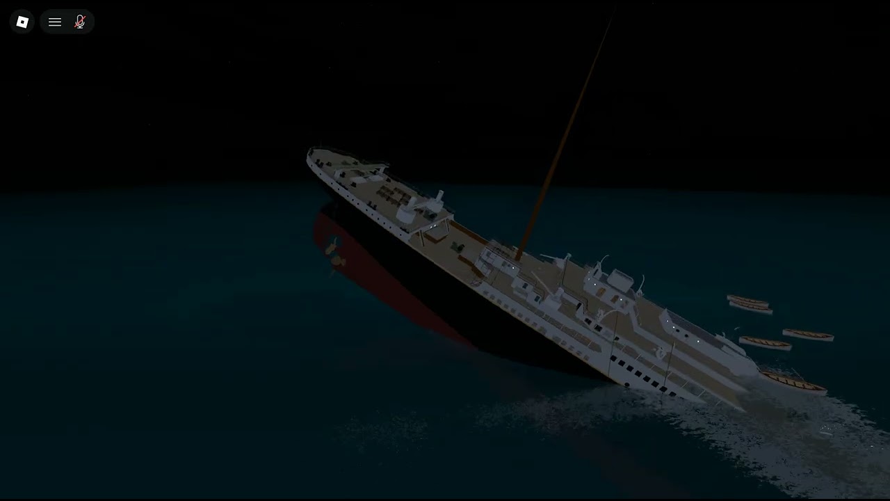 Roblox Titanic Final Moments (Realistic Version)