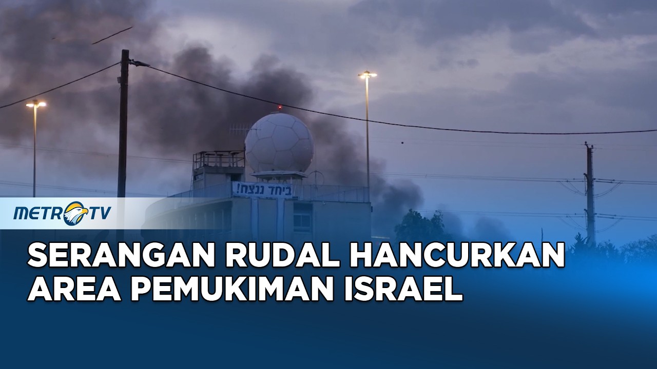 Dampak Serangan Rudal di Israel Tengah, Rumah Terbakar dan Puing-puing Berserakan