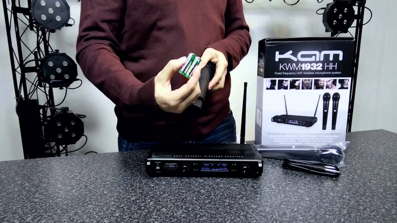 Kam KWM1932 HH UHF Wireless Microphone System @ Getinthemix.com