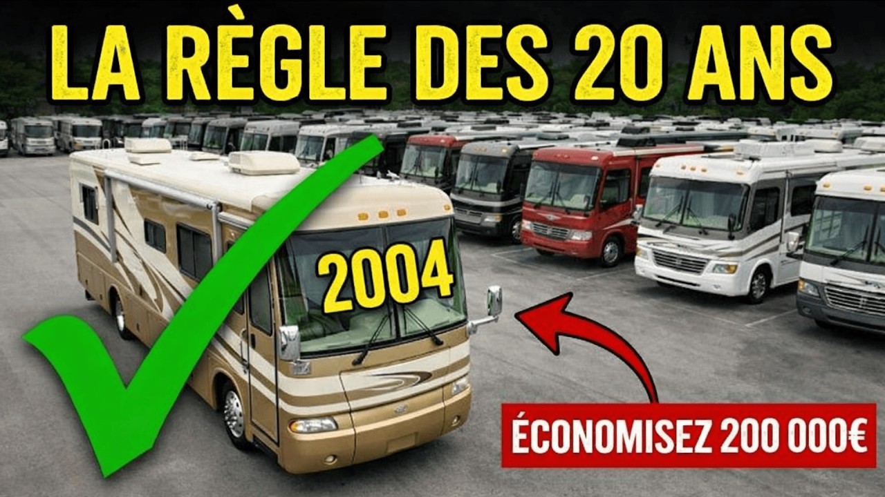 Pourquoi les Français Malins Achètent des Camping-Cars de 20 Ans (La Faille de la Dépréciation)