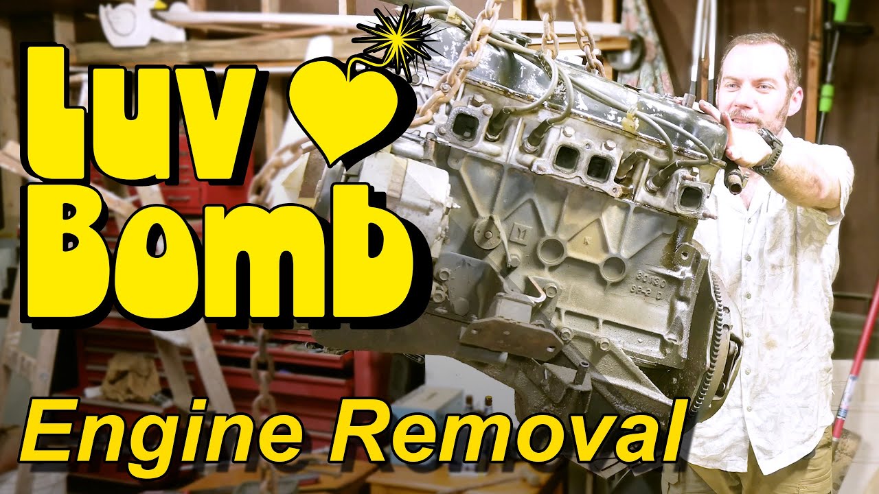 Project LUV Bomb 02: Pulling the Blown Engine in my 1979 Chevy LUV!