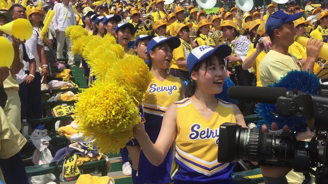 【2019夏甲子園】星稜高校応援！星稜コンバット！チャンススーパー！吹奏楽。チアリーダー。野球部。生徒応援団！！智辯和歌山高校戦！