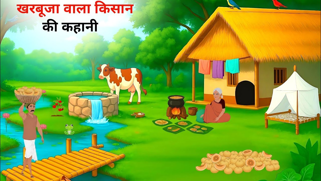 खरबूजे से बदल गई किस्मत! इस किसान ने कर दिखाया कमाल | hindi kahani || moral stories 