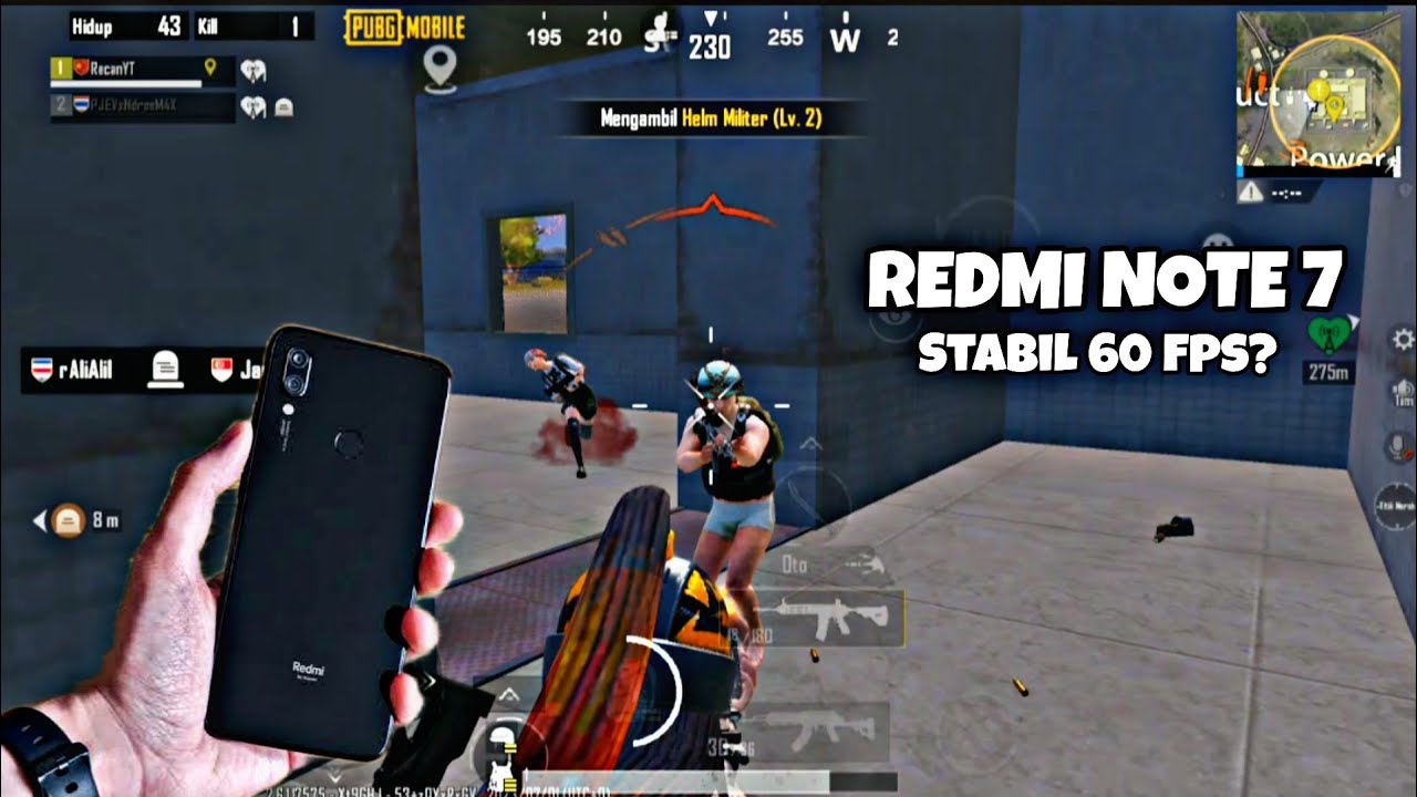 Stabil 60 fps? | Smooth Extreme| Test Redmi note 7 | PUBG MOBILE GAMEPLAY