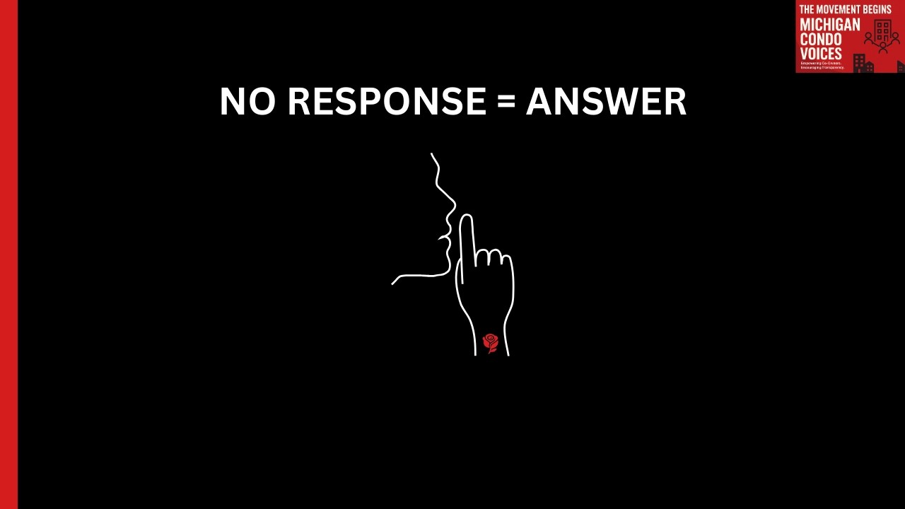 No Response is a Response: What to Do When HOA Records Requests Are Ignored I Michigan - Ep. 6