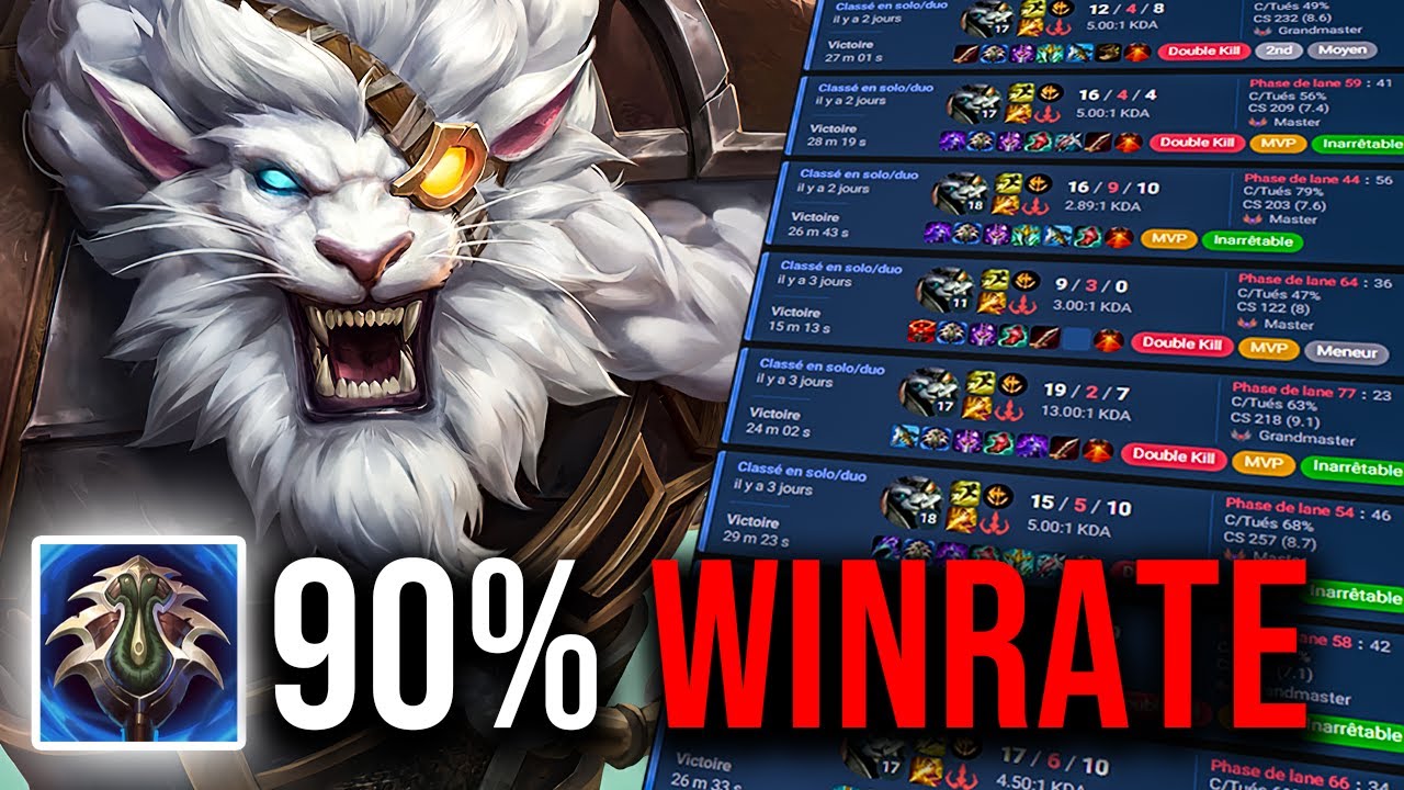 Comment Ce Rengar a RÉALISÉ L’IMPOSSIBLE (90% winrate en KR)