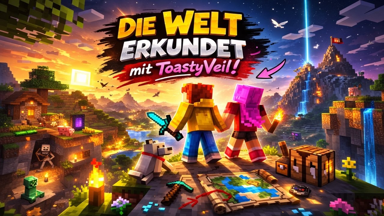 Ganzes Video! Minecraftabenteuer mit ToastyVeil