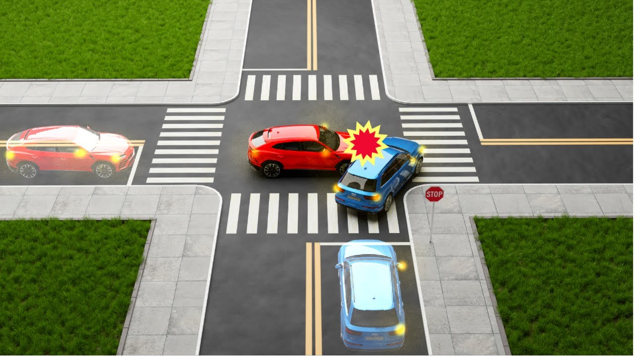Who Was AT FAULT For Collision At This Intersection?