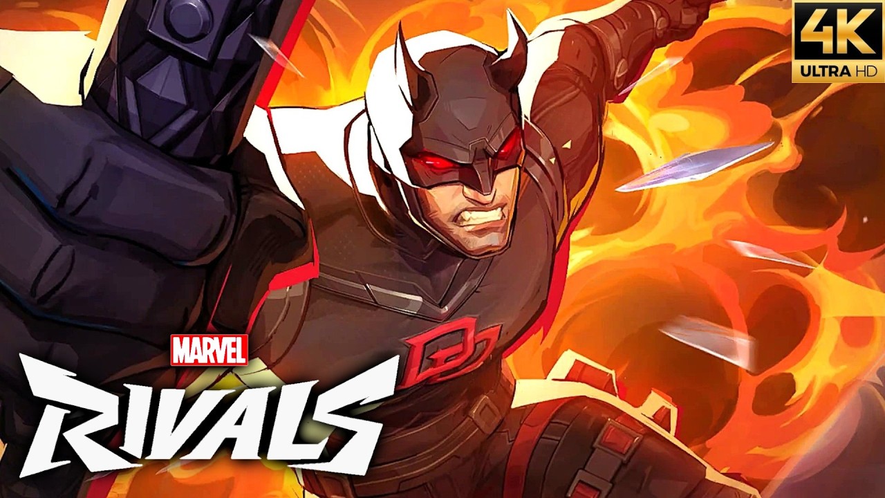 Marvel Rivals - Daredevil (Born Again Season 2 Skin) Gameplay Showcase (4K 60FPS)
