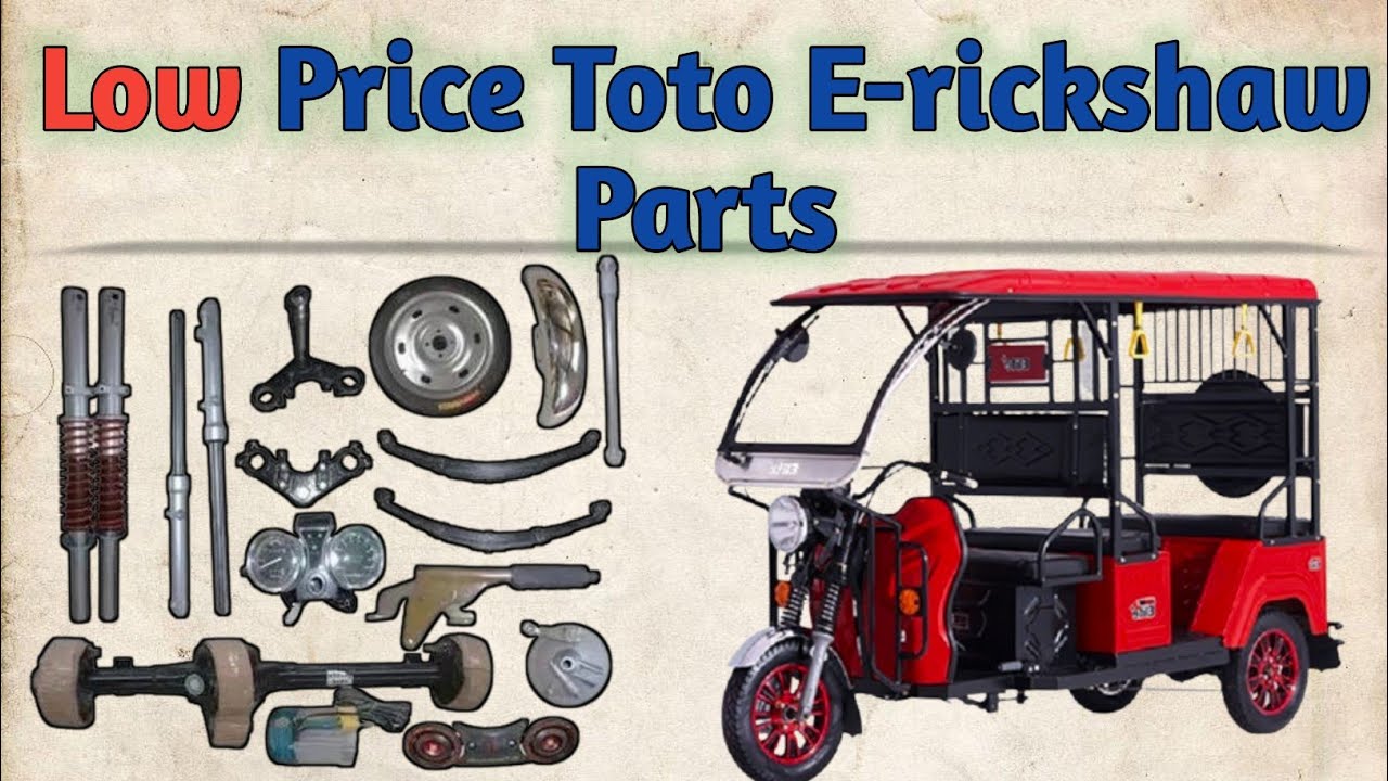 E rickshaws Spear Parts Sasta kaha milega