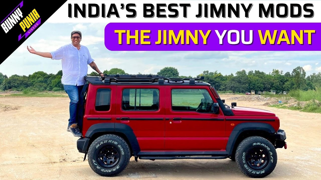 Встречайте лучшую в Индии модернизированную версию Maruti Jimny 5-дверного автомобиля от Bimbra 4...