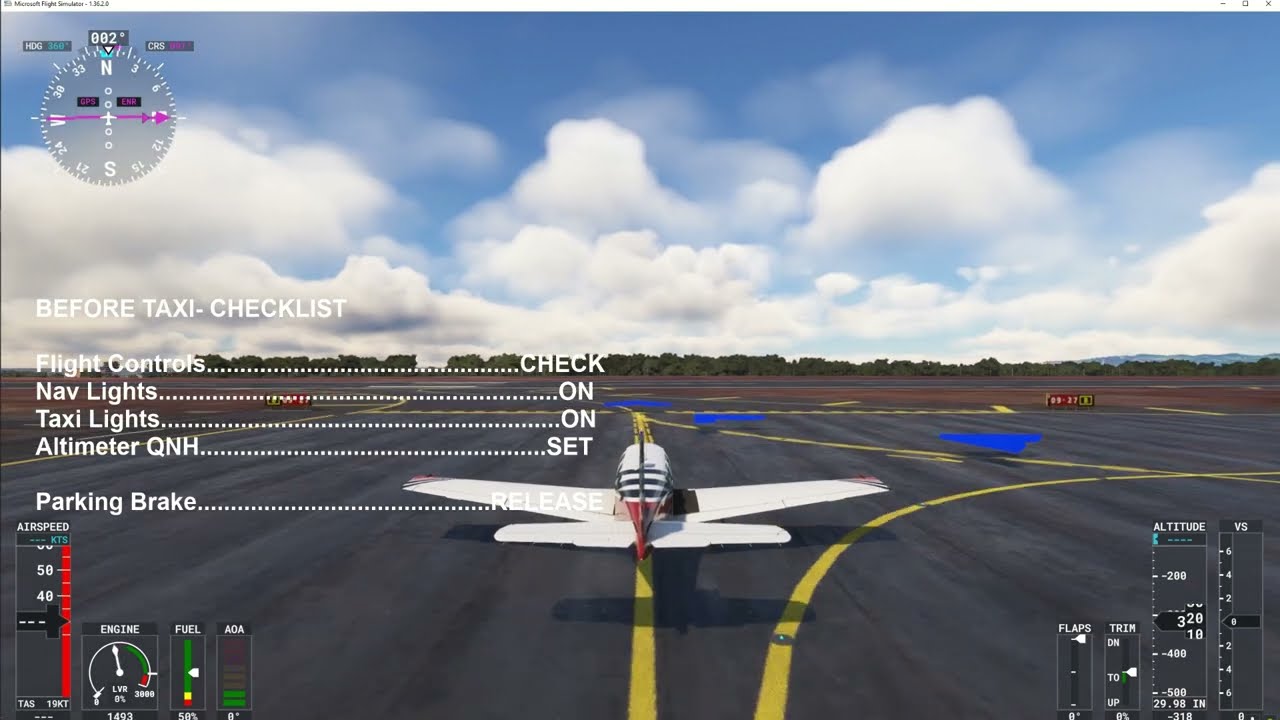 MSFS Beechcraft Bonanza G36 in the Azores using Autopilot and ILS approach.