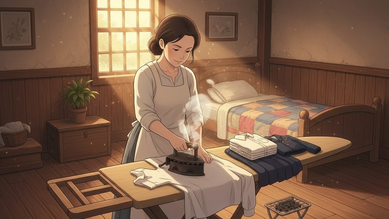 Village School Girl Daily Routine | Calm Ghibli Inspired Indian Life 