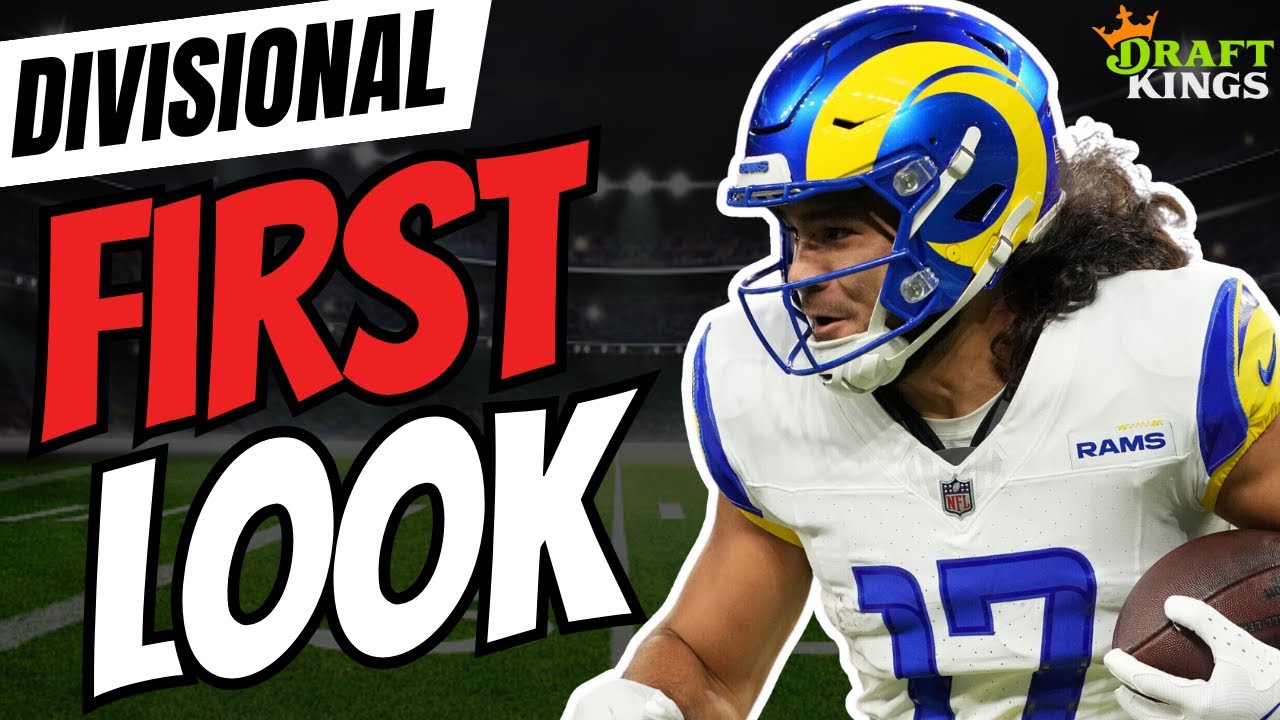 NFL Divisional Round DraftKings First Look Lineup | NFL DFS Picks