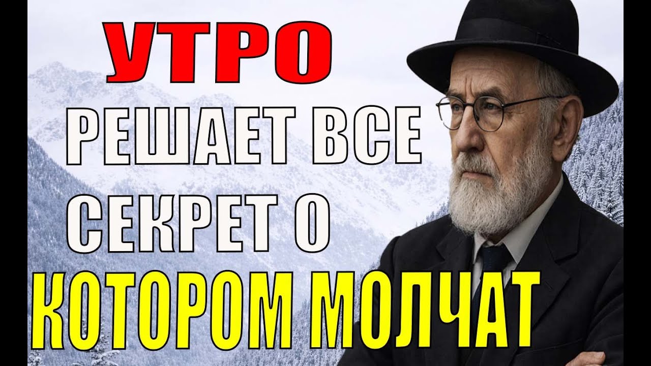Что нужно делать каждое утро, чтобы замедлить старение — еврейская мудрость долголетия