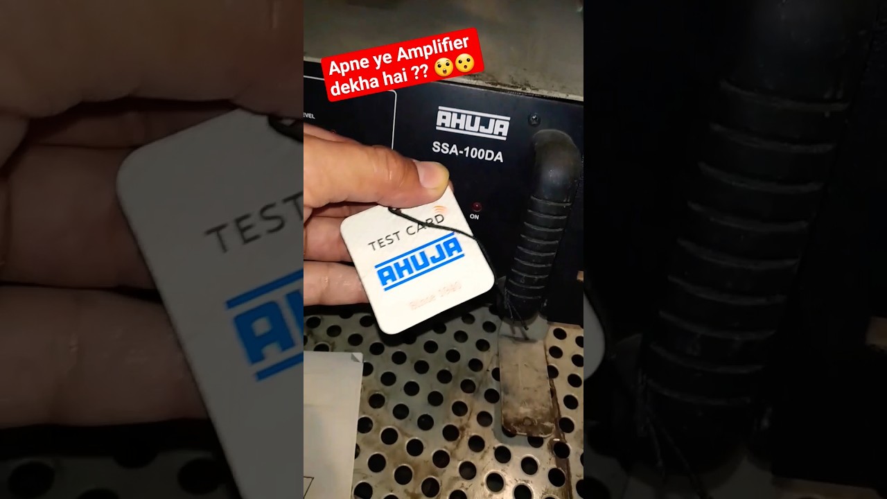 220VA 😲 Ahuja #amplifier #model SSA 100DA #real #unboxing #yt #dj #speaker SRX 250DX