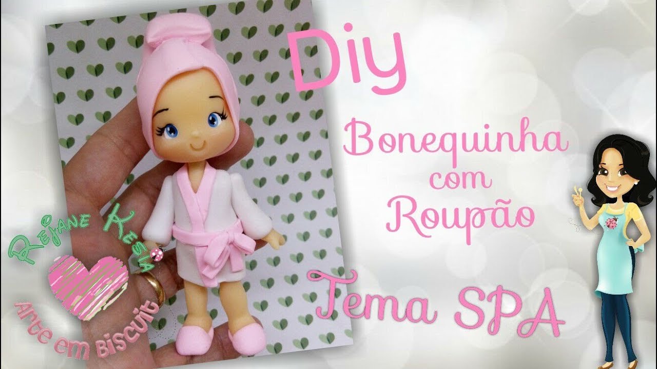 Tema SPA - Menininha de toalha - Rejane Kesia