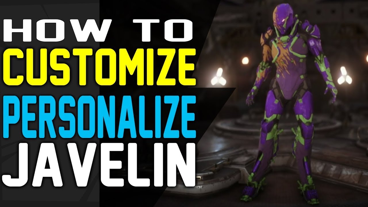 ANTHEM HOW TO CUSTOMIZE and PERSONALIZE JAVELIN APPEARANCE - Gear Paint Customization