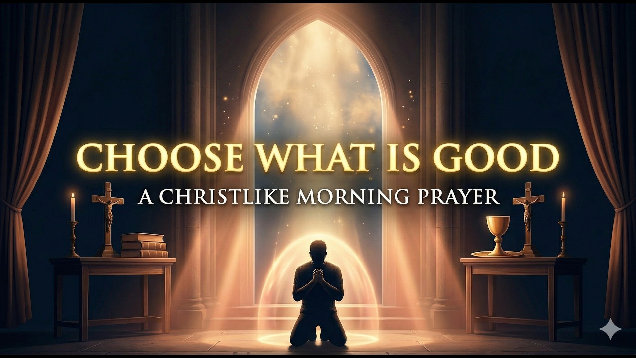 Choose What Is Good and Christlike This Morning