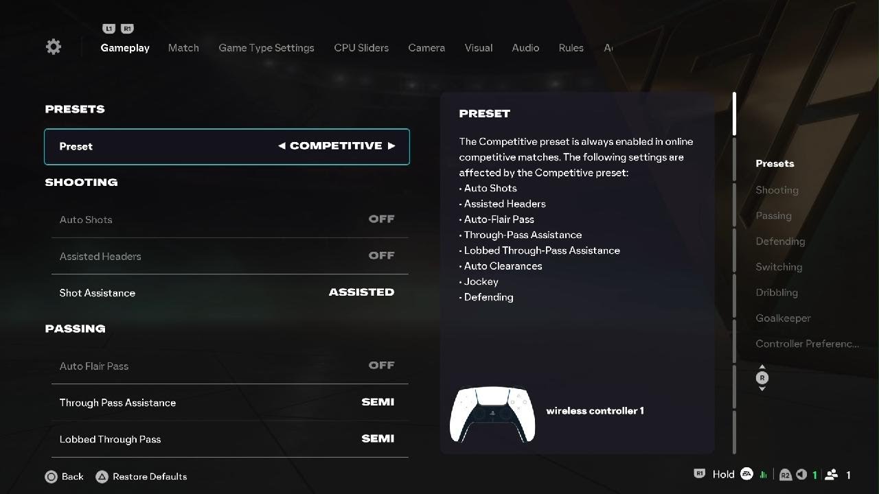 My journey after changing my controller settings in FC26