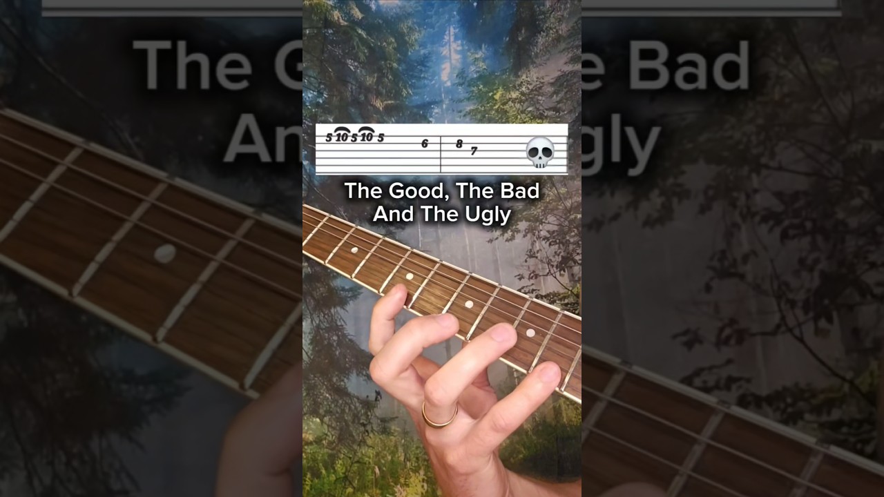 The Good, The Bad And The Ugly | Guitar Tabs | Cover | Guitar Lesson By Scouseshredder1