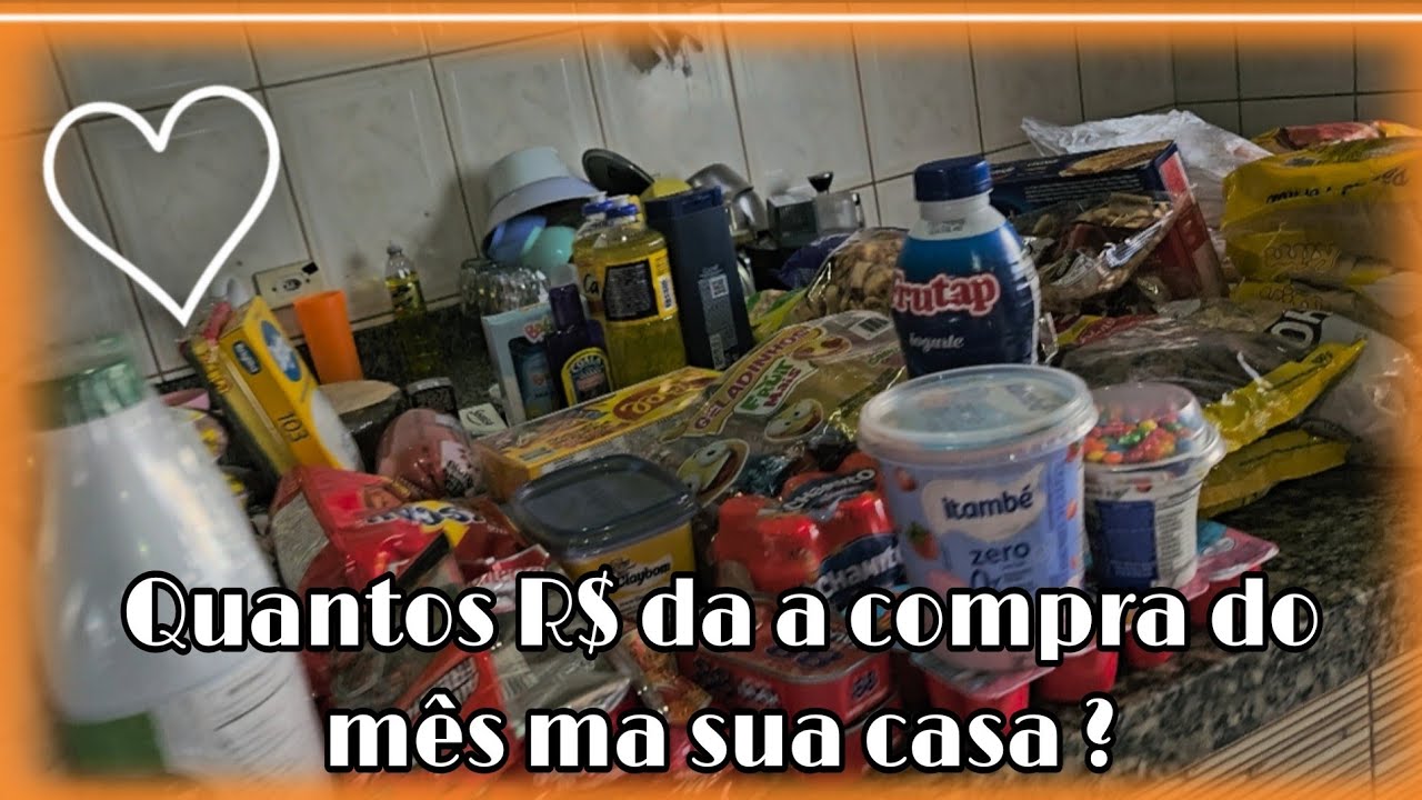 VLOG DO SUPERMERCADO / COMPRAS DO MÊS