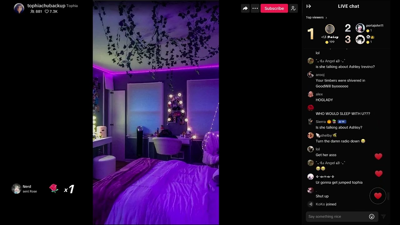 Tophiachu tiktok live December 03, 2024