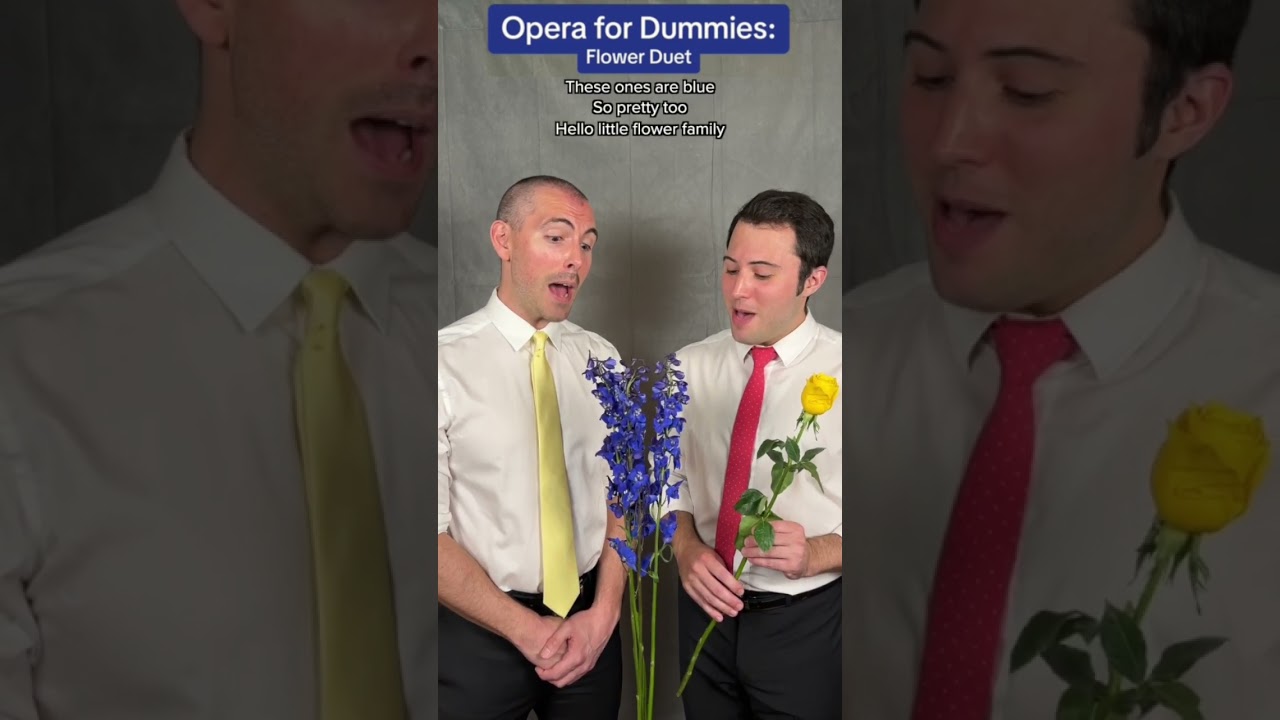 Opera for Dummies: Flower Duet (Shorts version) #opera #classicalmusic #comedy