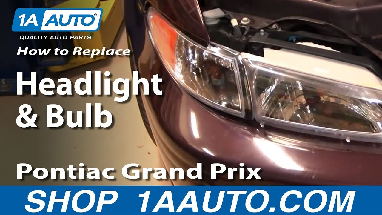 Как заменить фару Pontiac Grand Prix 97-03