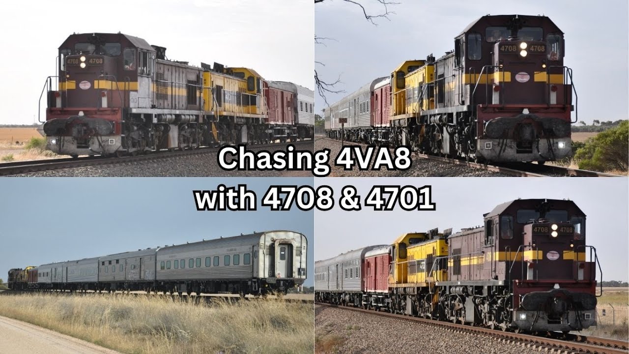 Chasing 4VA8 | 4708 & 4701 | 24/1/2026 | Hornshows!
