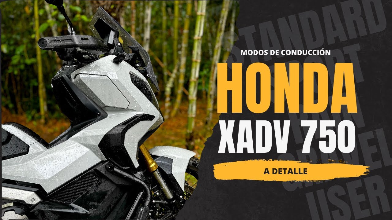 Honda Xadv 750 y sus modos de conducción a detalle