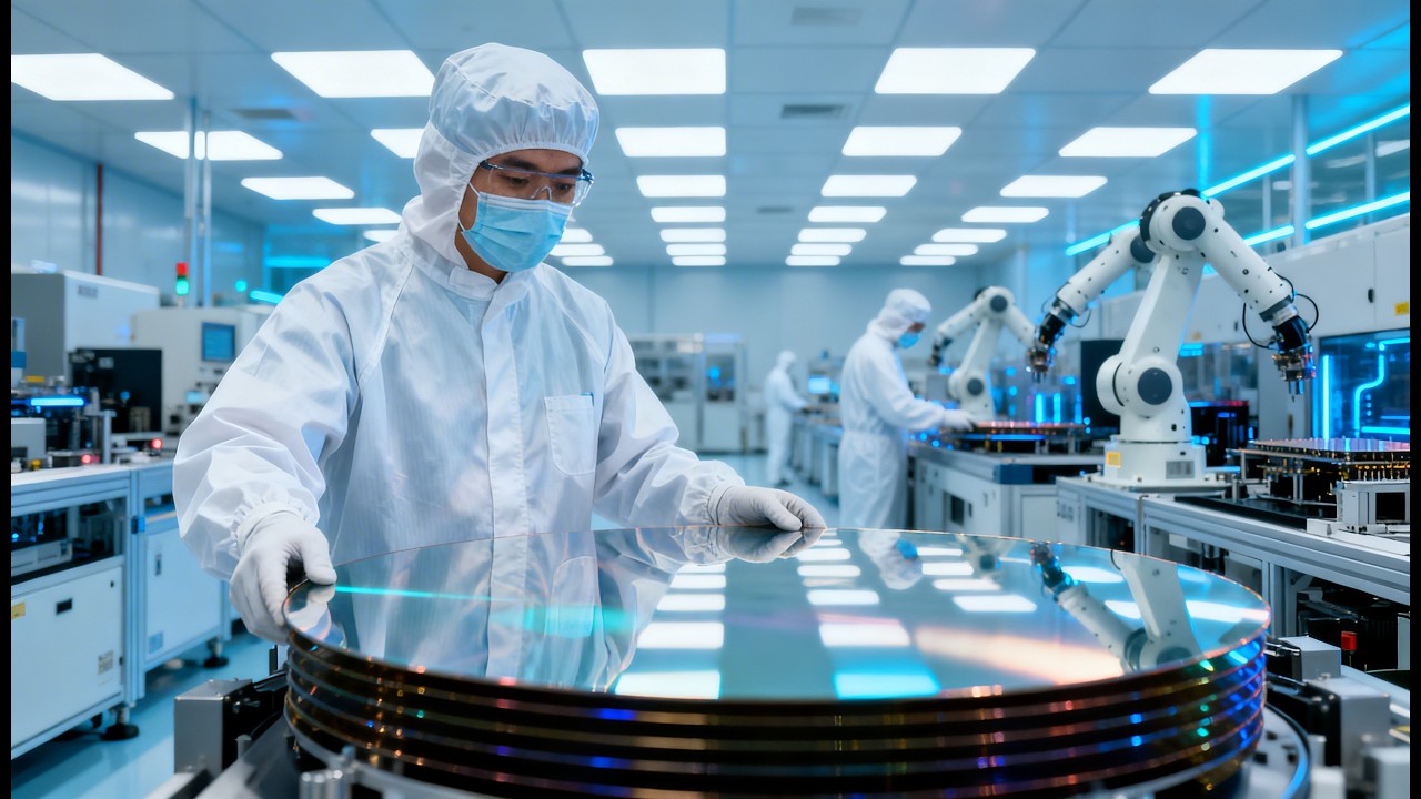 Inside a Giant Semiconductor Factory: How Silicon Becomes Microchips (Full Process)