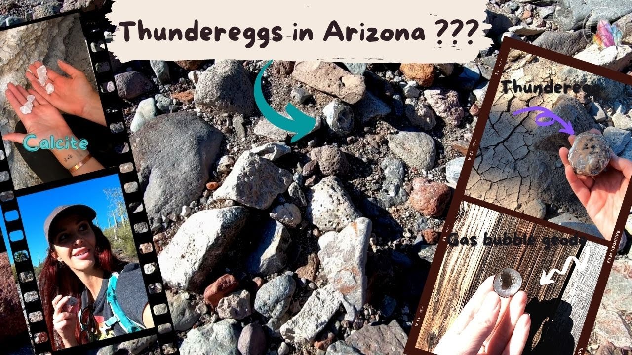 OMG!! Thundereggs at Lake Pleasant??! plus geodes, and a calcite CAVE!! #arizona #minerals #geode