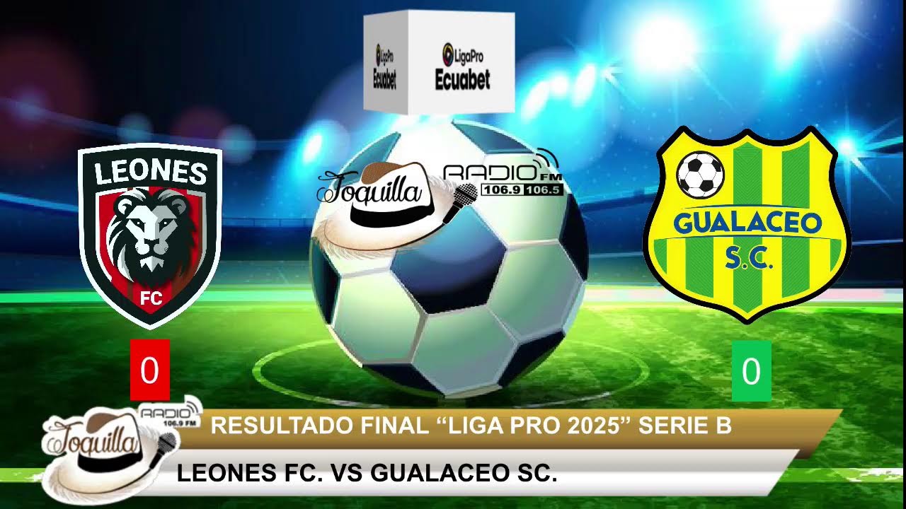 #EnVivo por la señal de #ToquillaRadio 106.9FM y 106.5FM, LEONES FC. VS GUALACEO SC.