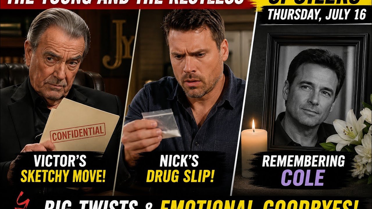 🔥Y&R Bombshell! Victor&rsquo;s Dangerous Secret Exposed &ndash; Nick&rsquo;s Shocking Drug Discovery & Cole Remembered