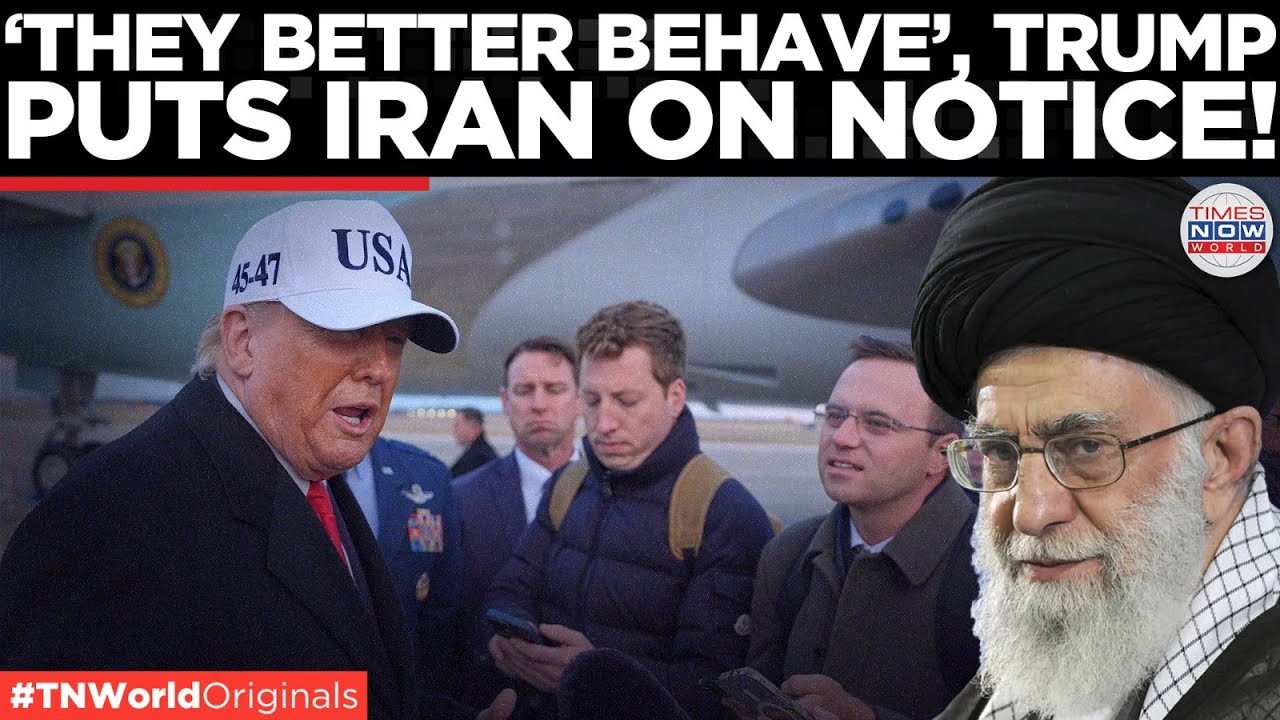 WATCH: Trump Issues Attacking WARNING To Iran, US Military Action on the Table | Times Now World