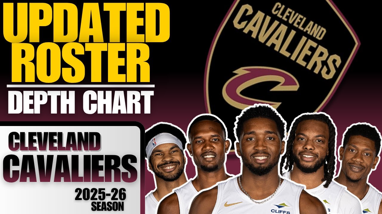 Cleveland Cavaliers 2025/26 Roster & Depth Chart | Lineup with Mitchell, Evan Mobley & Garland!
