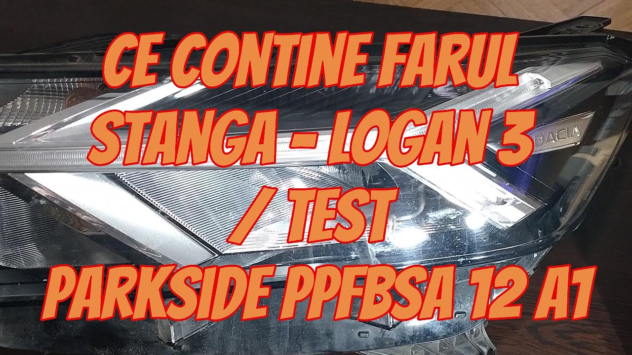 Ce contine farul stanga  LOGAN 3#diy #mechanic #mechaniclife