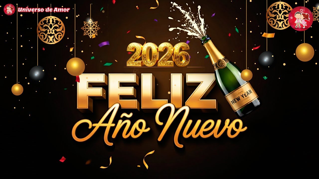 FELIZ AÑO NUEVO 2026 🎆 UN BONITO MENSAJE PARA TI 🎁 Mis mejores deseos
