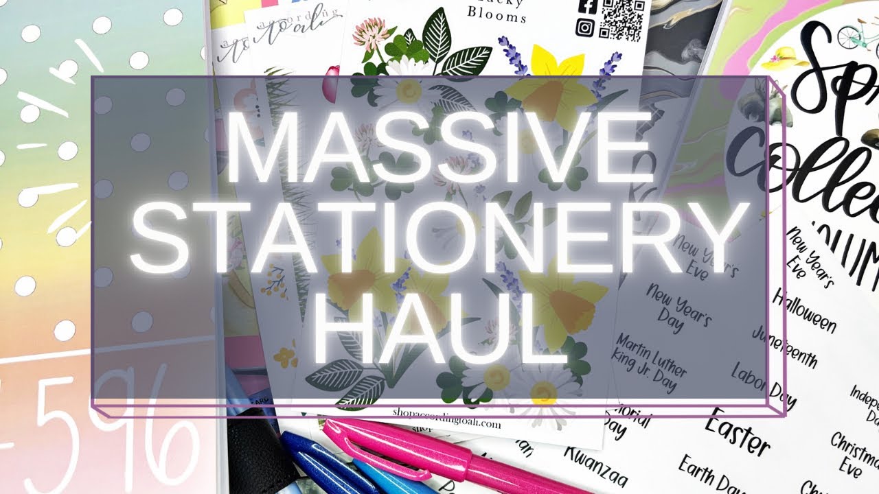 MASSIVE STATIONERY HAUL | MY BIGGEST HAUL EVER!!