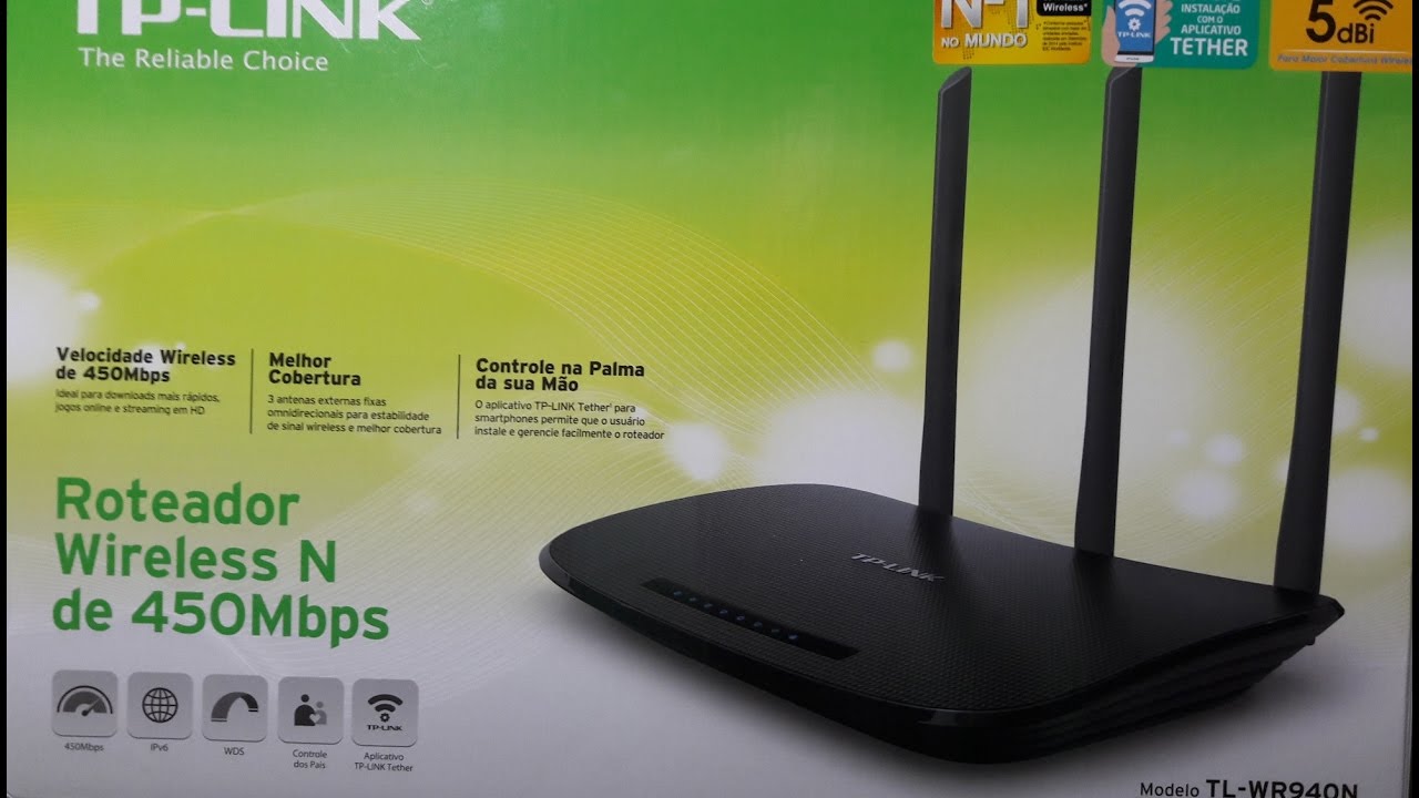 COMO CONFIGURAR O ROTEADOR TPLINK TL WR940N 450MBPS EM MODO AP