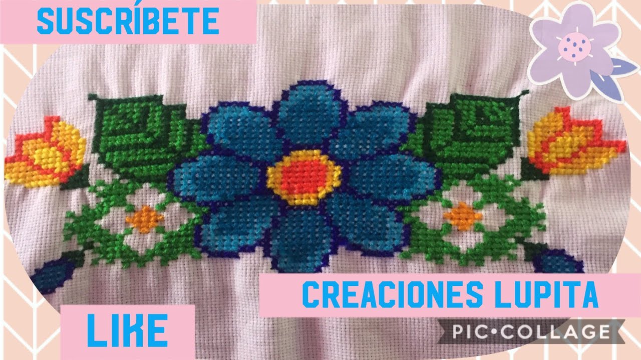 Flor en punto de cruz (parte1)