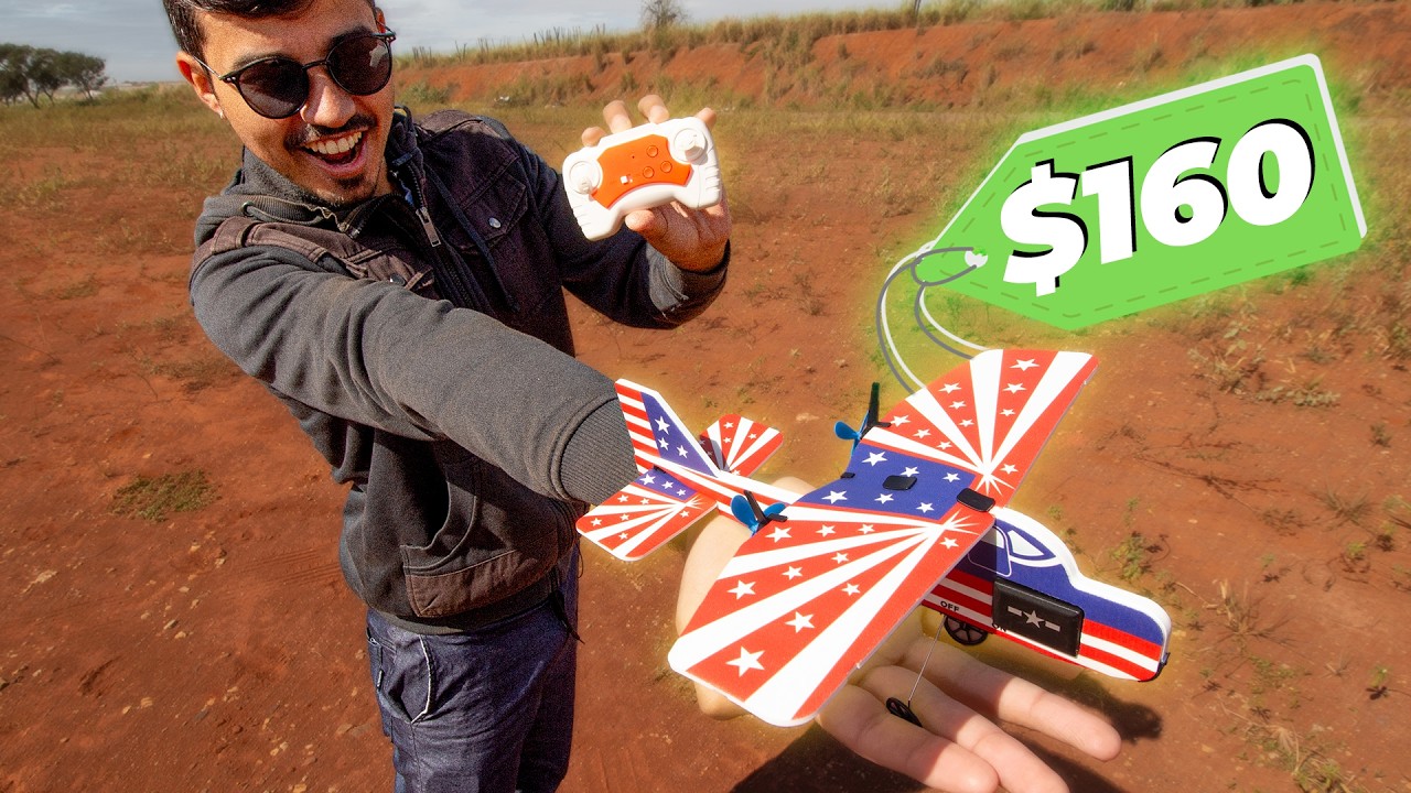 COMPREI um mini Avião de Controle Remoto IMPRESSIONANTE no Aliexpress! | KF Plan KF800